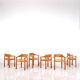 Set of 6 solid pinewood armchairs by Rainer Daumiller for Hirtshals Sawmill
