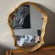 Vintage gold mirror