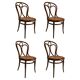 Austrian Bent Beech Chairs, 1890s, Set of 4