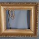 Old frame stucco wood & gilded 40.5x35.5 cm, leaf 28.2x22.9 cm sb