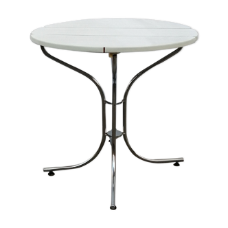 White formica table, folding from 1970, very design