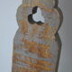 Brutalist wooden chair tripod XXth