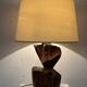 Olive wood lamp 1950