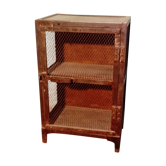 Metal bedside table