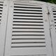Arched shutters oak louvers H226xW277 4 leaves