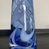 Vintage diabolo vase in glass paste