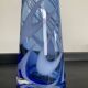 Vintage diabolo vase in glass paste