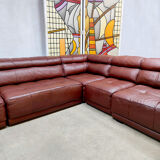 Vintage design modular leather sofa Cor