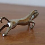 Set of 12 vintage knife rests, in silver metal