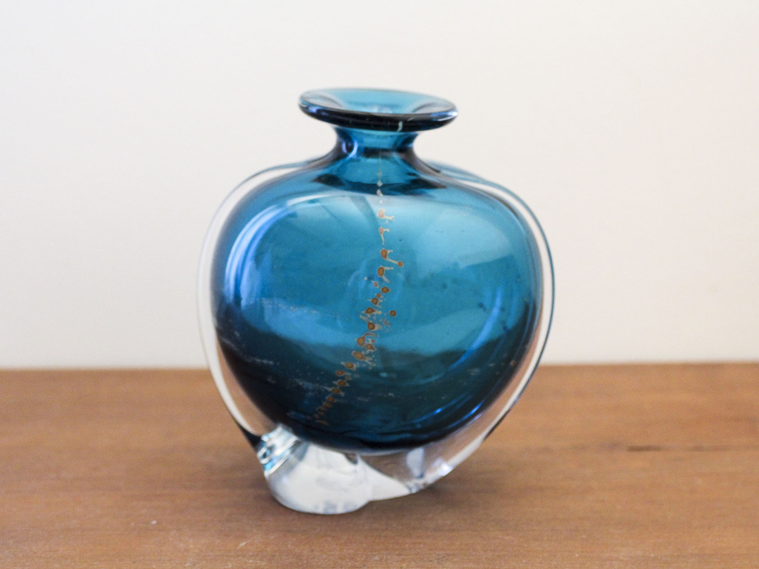 Vase en verre avec inclusion Mdina Malte