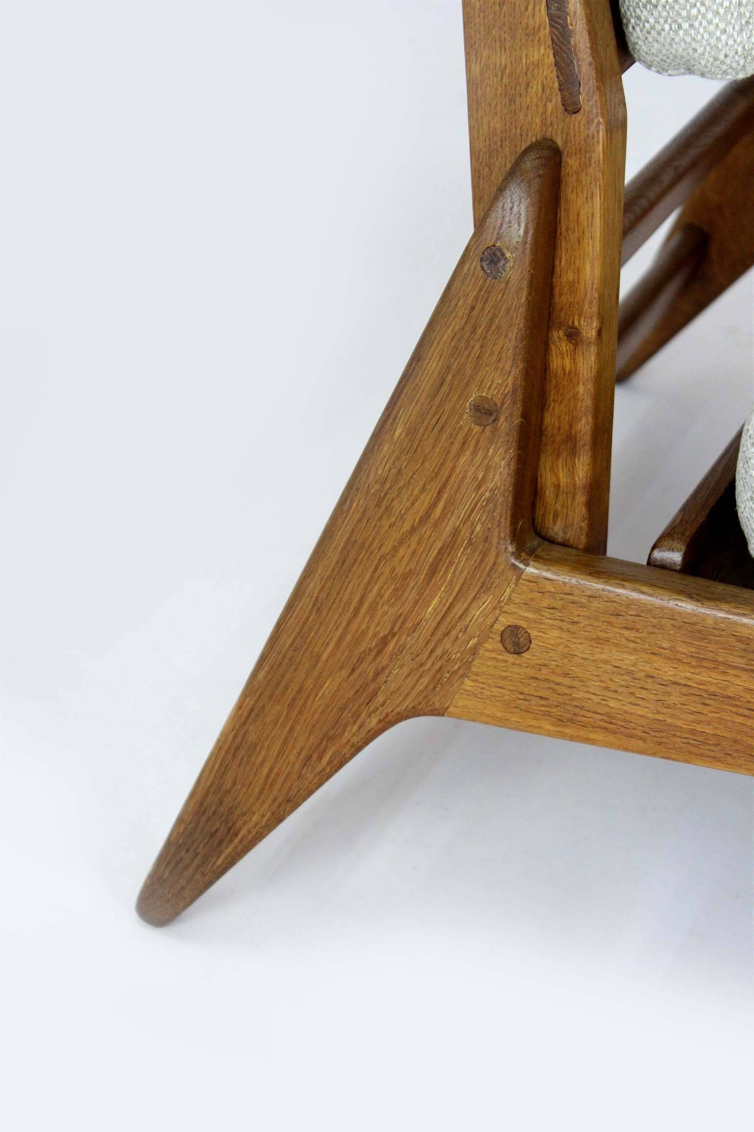 Restored Mid-Century Scandinavian Hunting Chairs by Kristiansson, 1950s