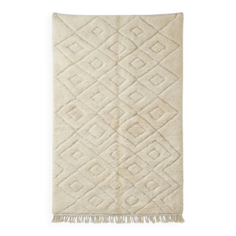 Large Berber rug with interlocking diamonds.