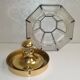 30x17cm glashütte limburg wall ceiling lamp model 2813, geometric shape