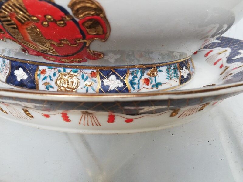 China East India Company + mark - soupiere + 19th dish