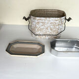 Enamelled bowl - fricot box