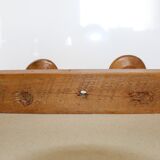 Wooden coat rack 5 hooks early twentieth