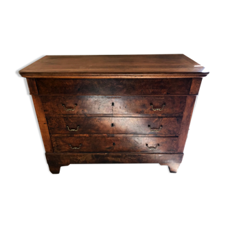 Old country chest of drawers nineteenth century