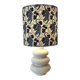 Wireless balcony lamp - unique recycled piece with tiger lampshade