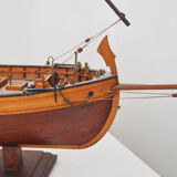 Wooden boat model