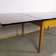 Rare Dining Table Farm Wood and formica Extendable for 10 people year 50 60