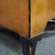 Pair of vintage sheep leather Art Deco armchairs by Bart van Bekhoven