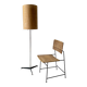 German floor lamp by Staff Leuchten, 1960s.