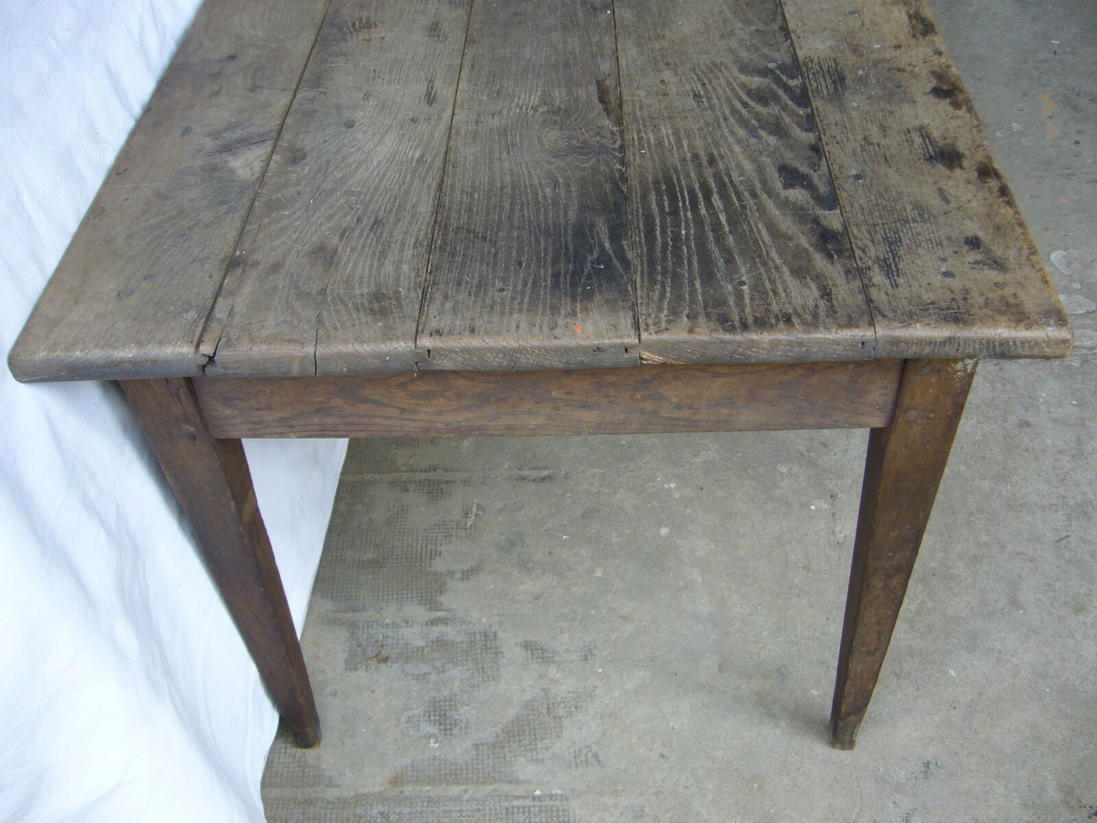 Old oak farm table
