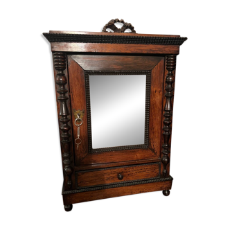 Verriot display case in rosewood, 19th century