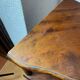 Corner shelf on a turned wooden stand
