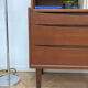 Danish secretary hairdresser Arne Vodder for Olholm in teak.