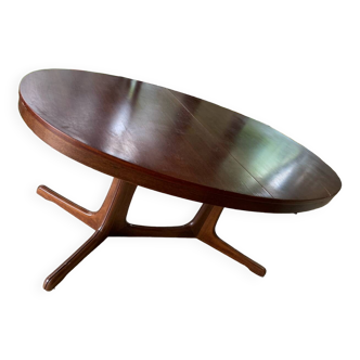 Table ovale Baumann avec rallonges