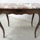 Louis XV mid-table in oak and marble, 18th century.