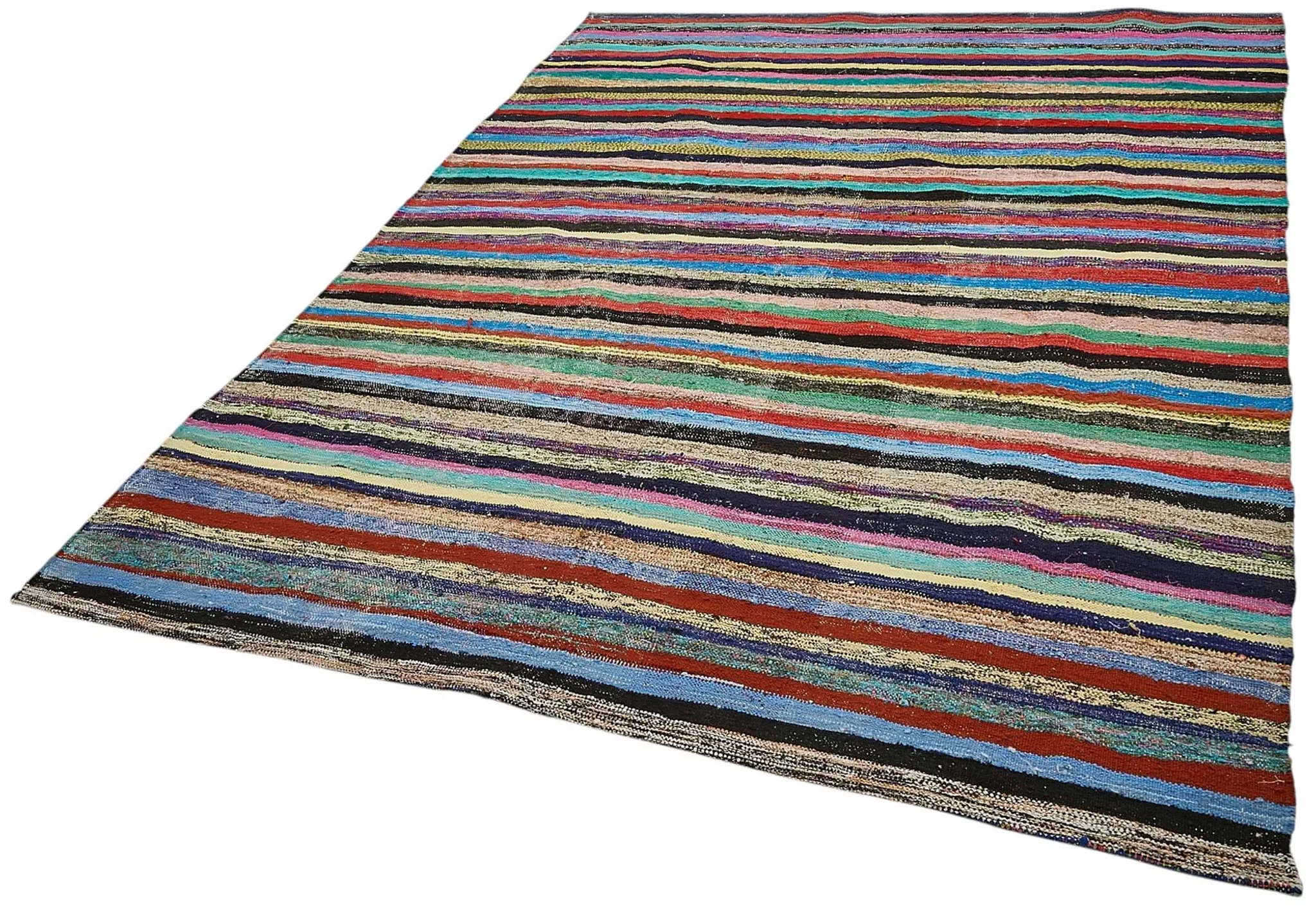 Turkish Handwoven Flatweave Chaput Kilim 203 cm x 298 cm