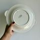 Set of 12 vintage pink and gray fish-shaped plates - Digoin