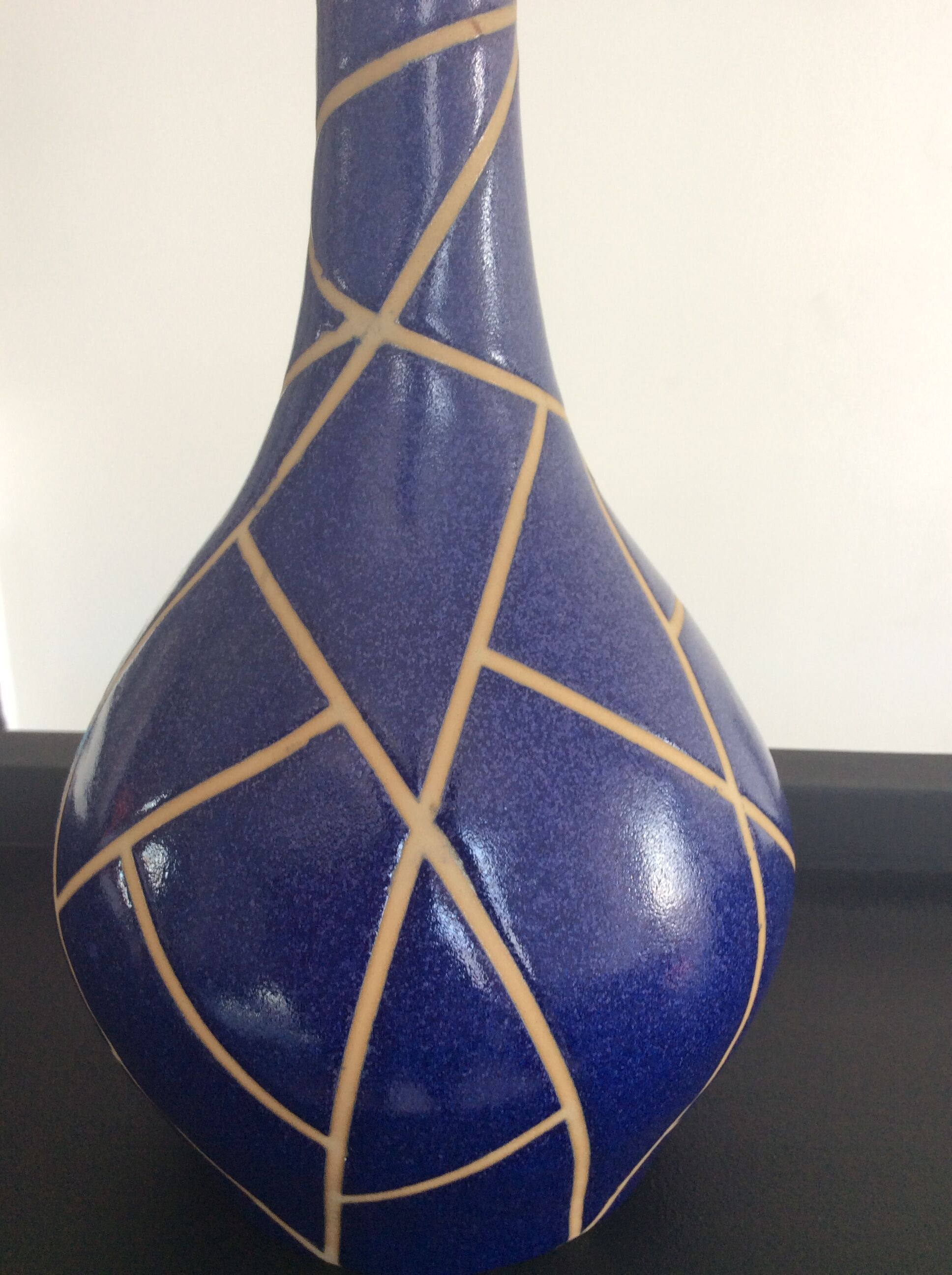 Vintage ceramic vase from the 70s