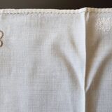 Nappe et serviettes anciennes cousues main
