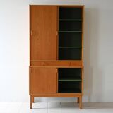 Scandinavian teak cabinet by Bodafors with sliding doors