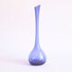 Scandinavian blue glass bud vase, 1960s