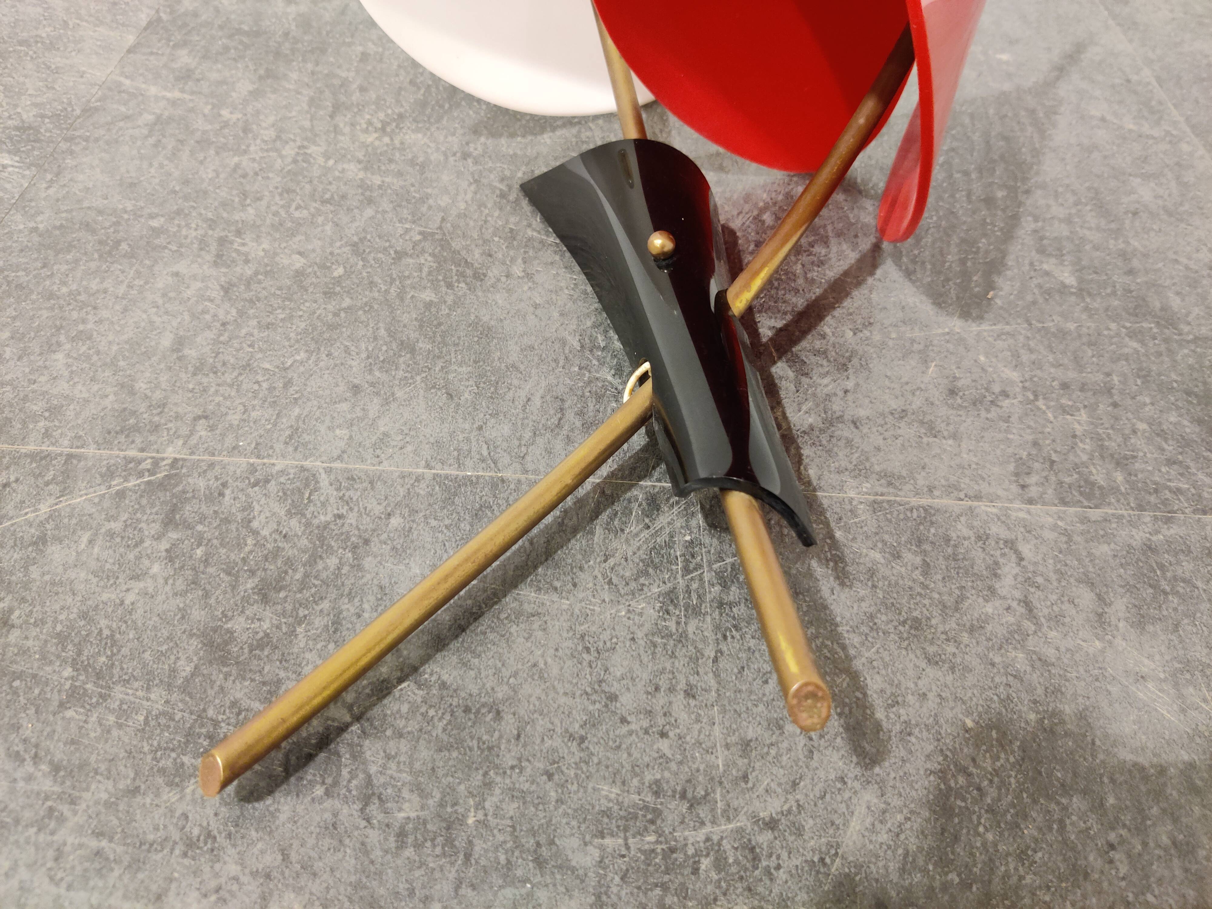 Mid century italian coloured wall light, 1950s