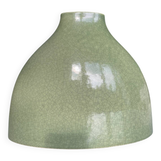 Vase en céramique vert