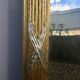 Gold and silver, mirrored early twentieth, 123 x 82 cm