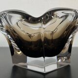 Thick glass ashtray from the 80s