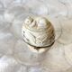 Ivory and brass owl and ermine box