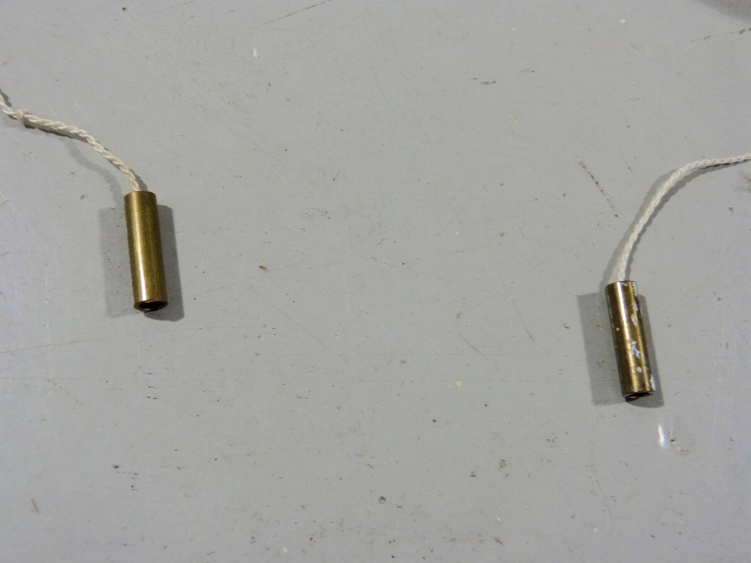 Set of 2 Murano glass wall lamps by Hillebrand 1960’s