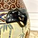 Glazed ceramic vase of the School of Bien-Hoa, Decorations of sages, circa 1930