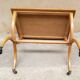 Side table on wheels Italian design 50s