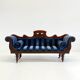 Antique Victorian chaise longue / méridienne
