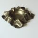 Solid brass ashtray, vintage from the 1950s
