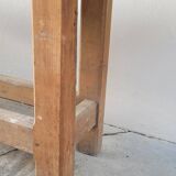Carpenter's workbench in old solid oak - 2m50