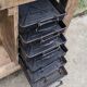 Old solid oak carpenter's workbench